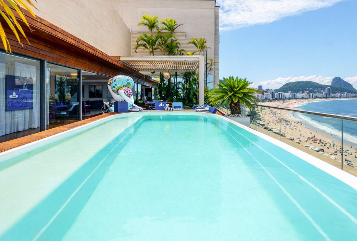 Rio114 - Penthouse de luxe en front de mer à Copacabana