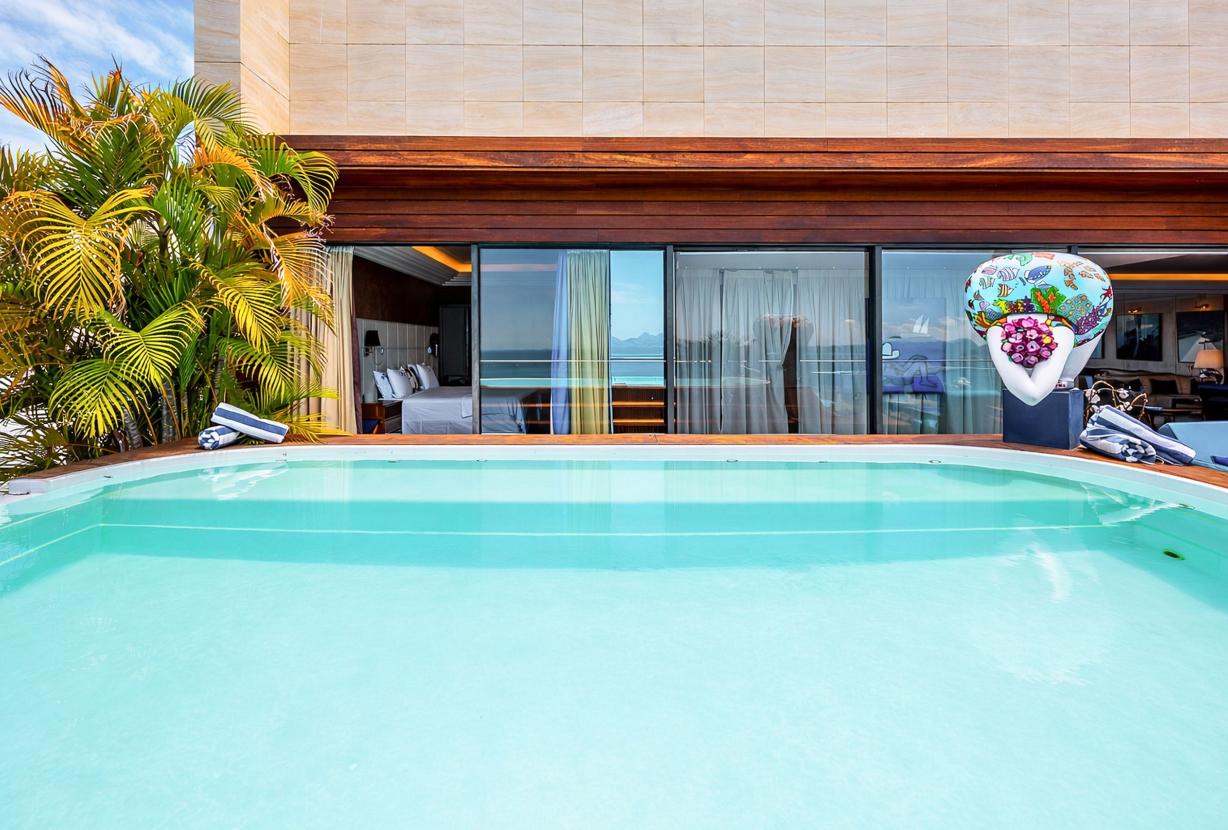 Rio114 - Penthouse de luxe en front de mer à Copacabana