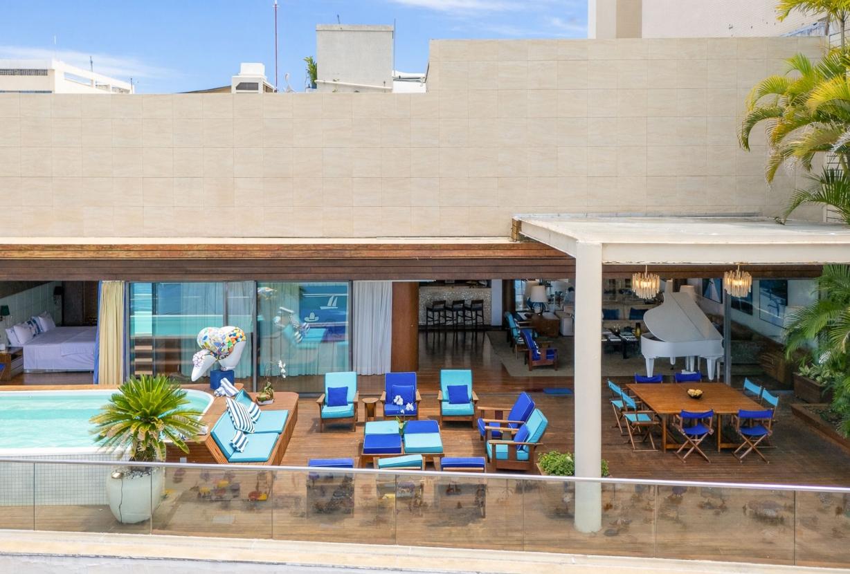 Rio114 - Penthouse de luxe en front de mer à Copacabana