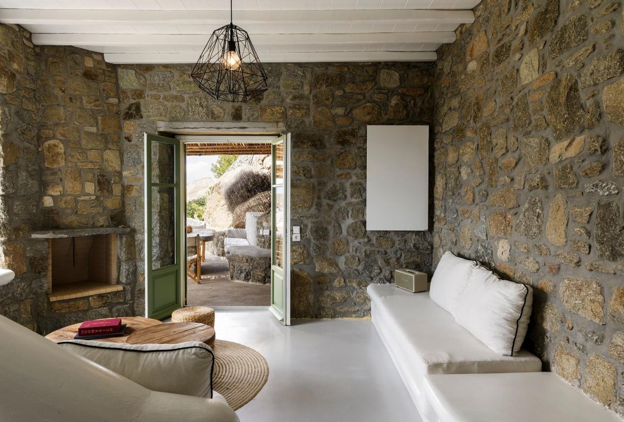 Cyc005 - Villa confortable avec piscine et vue sur la mer, Mykonos.