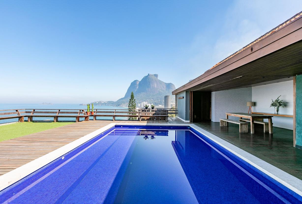 Rio237 - Hermosa mansión con vistas espectaculares en São Conrado