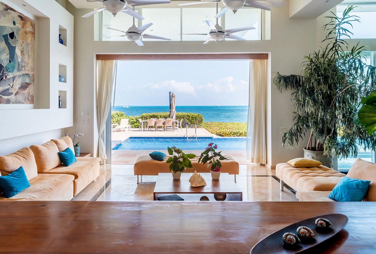 Can005 - Villa de luxe sur la plage à Cancún