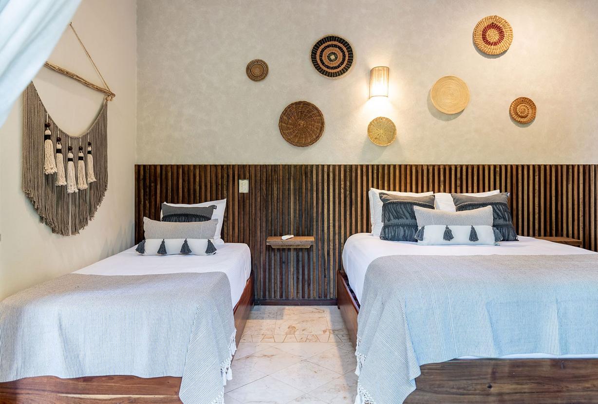 Tul051 - Villa pé na areia exclusiva em Tulum
