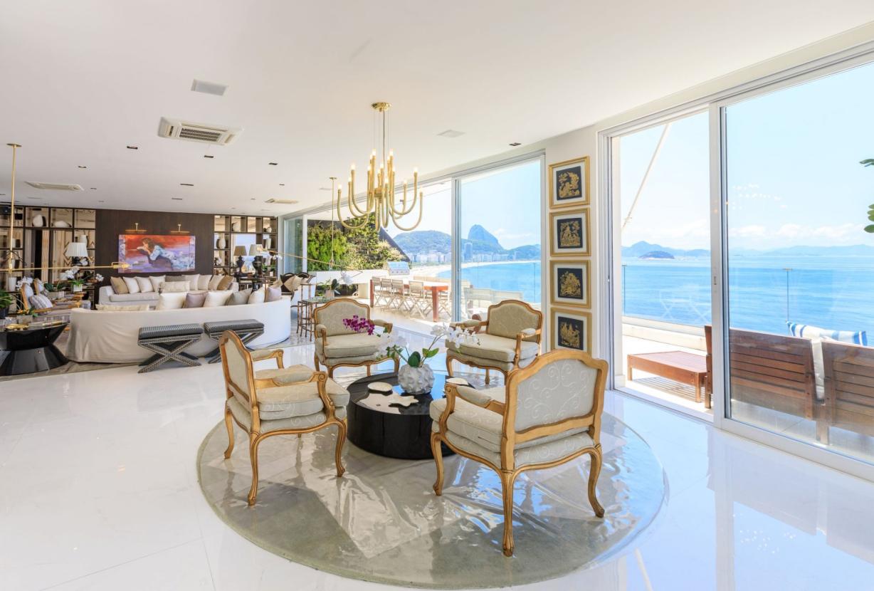 Rio008 - Penthouse de luxe avec vue sur la mer à Copacabana