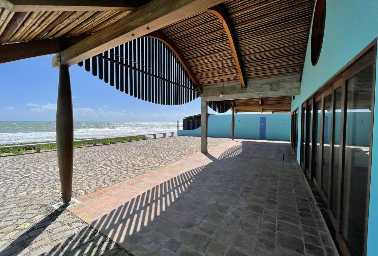 Rgn003 - Fabulosa villa frente mar em Praia do Sagi