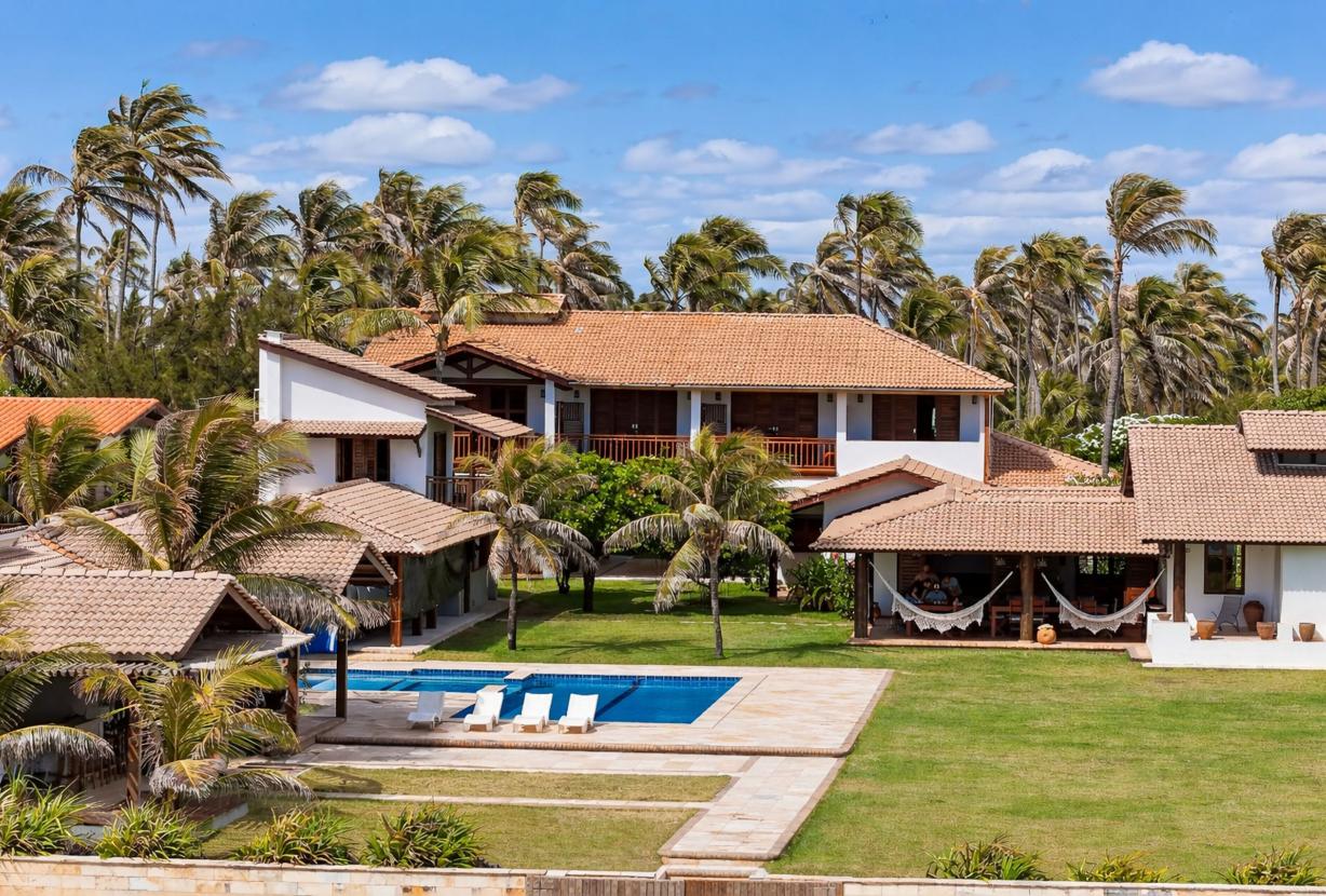 Cea017 - Charmosa villa beira-mar em Guajiru