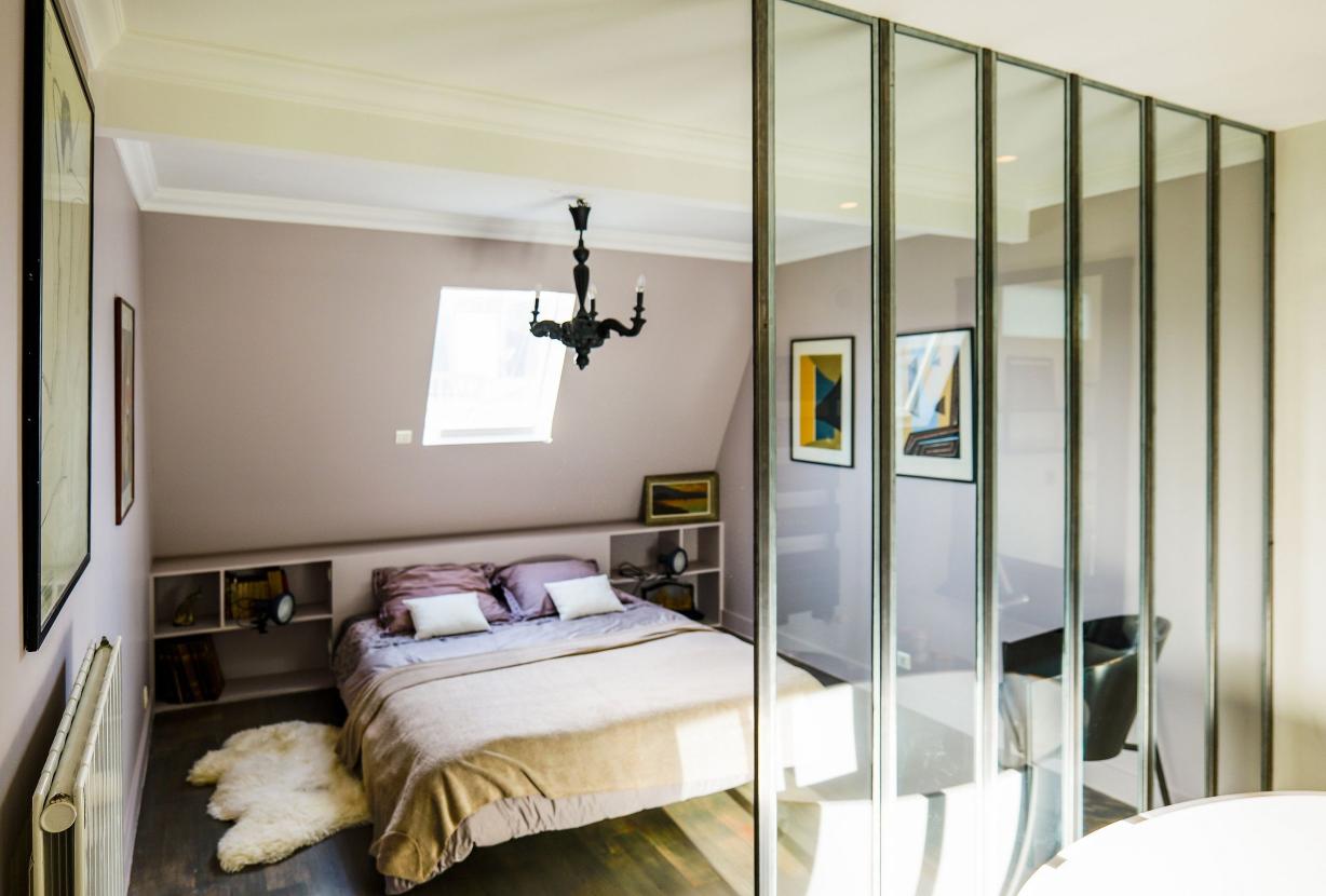 Par189 - Penthouse de 3 chambres à Muette