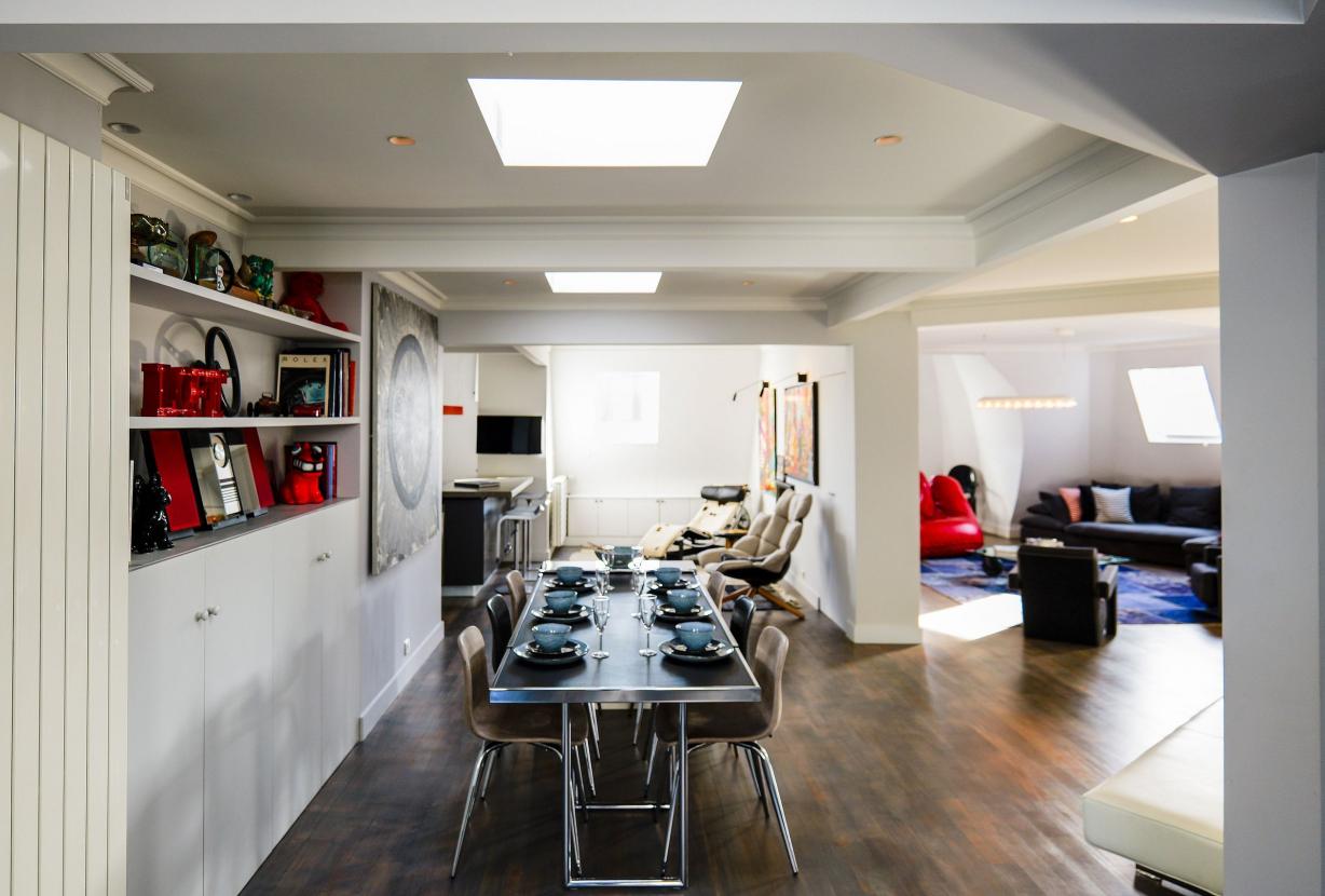 Par189 - Penthouse de 3 chambres à Muette
