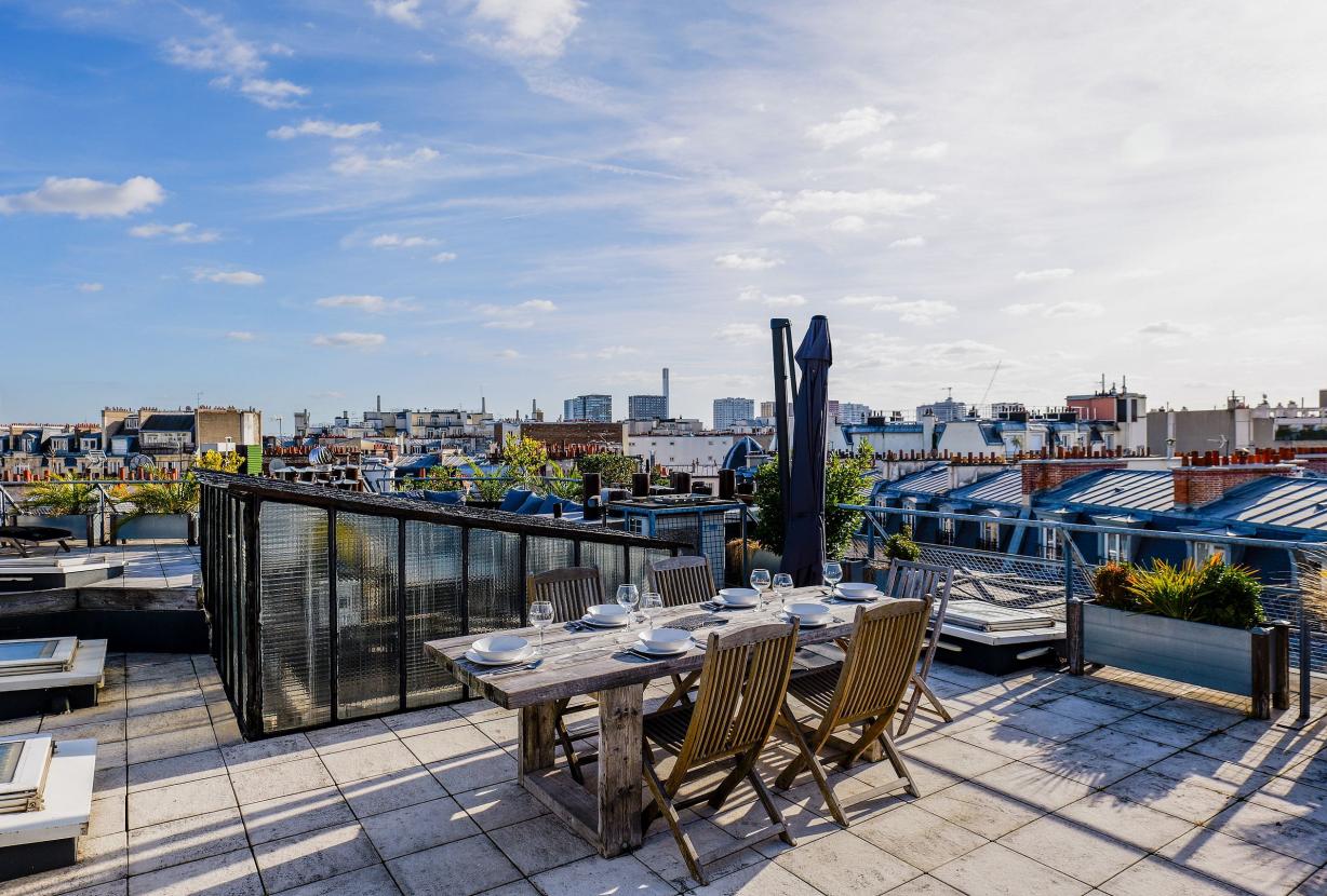Par189 - Penthouse de 3 chambres à Muette