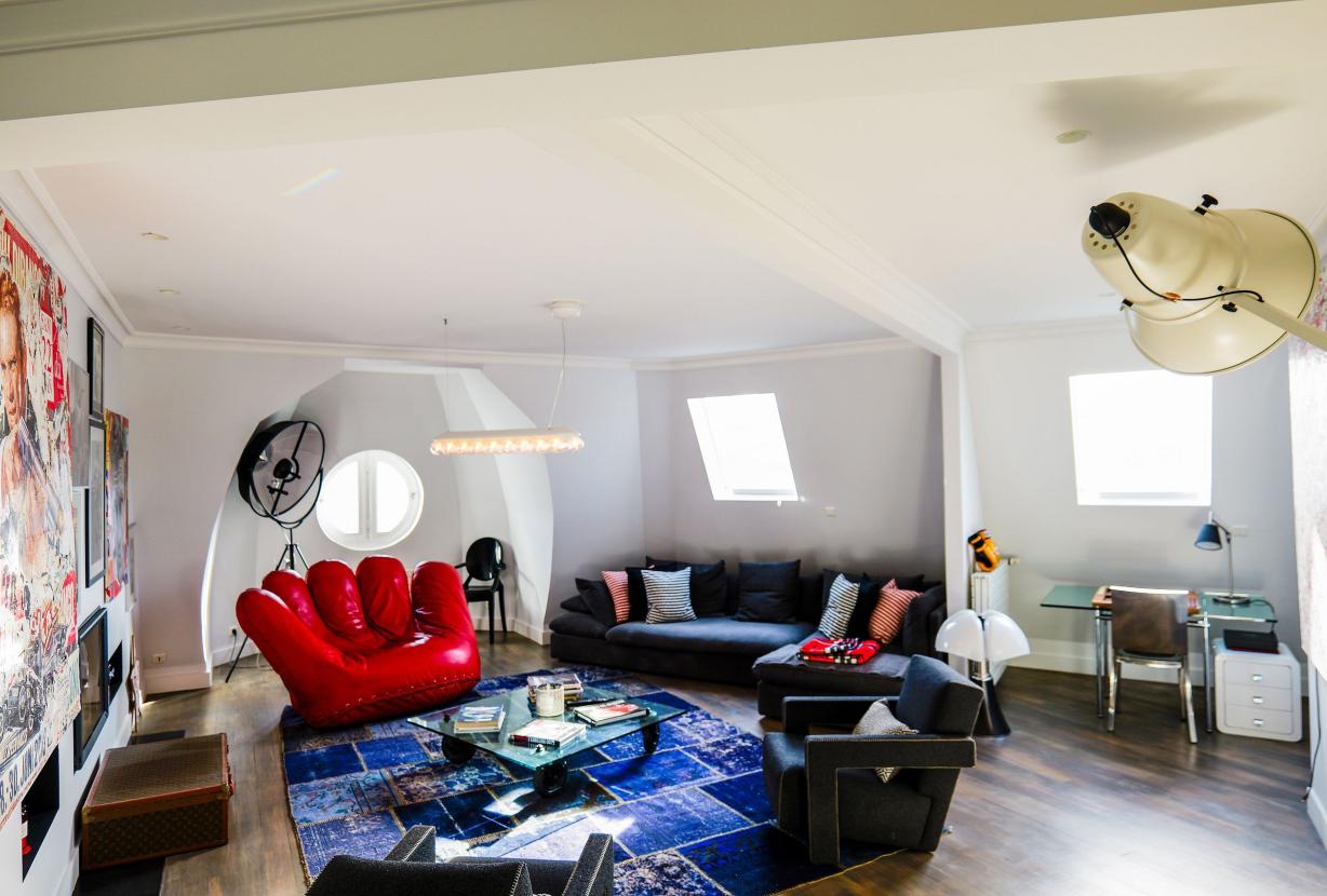 Par189 - Penthouse de 3 chambres à Muette
