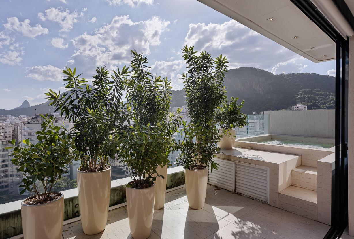 Rio001 - Cobertura de luxo com piscina privada