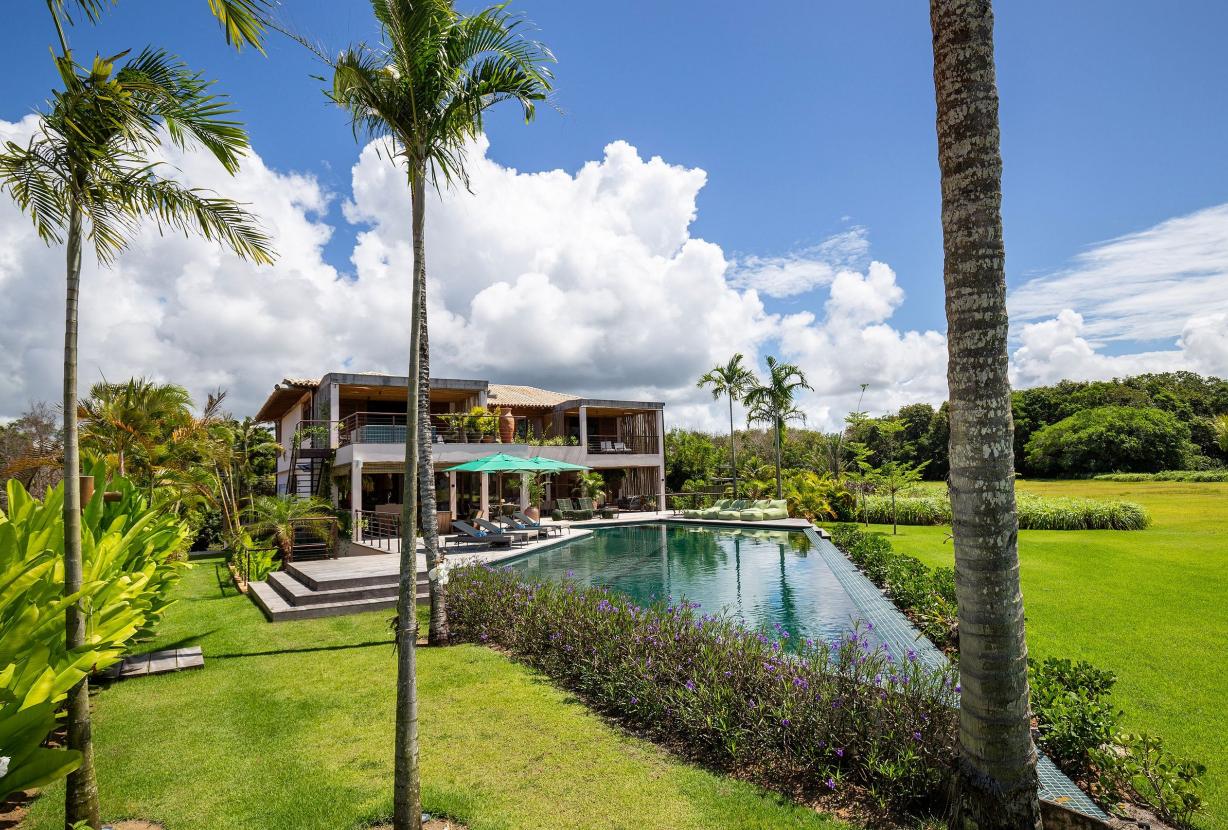 Bah092 - Casa arquitetônica de luxo em Trancoso