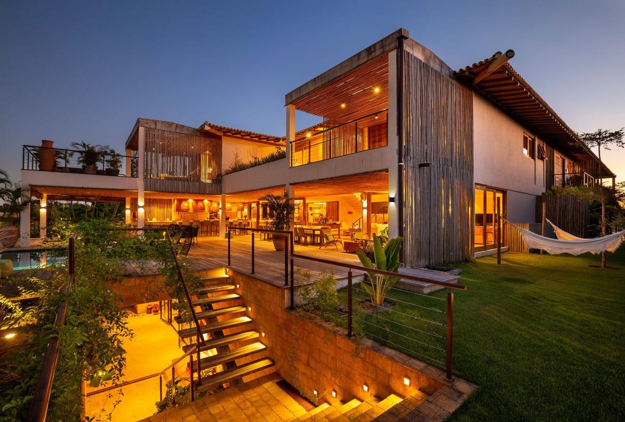 Bah092 - Casa arquitetônica de luxo em Trancoso