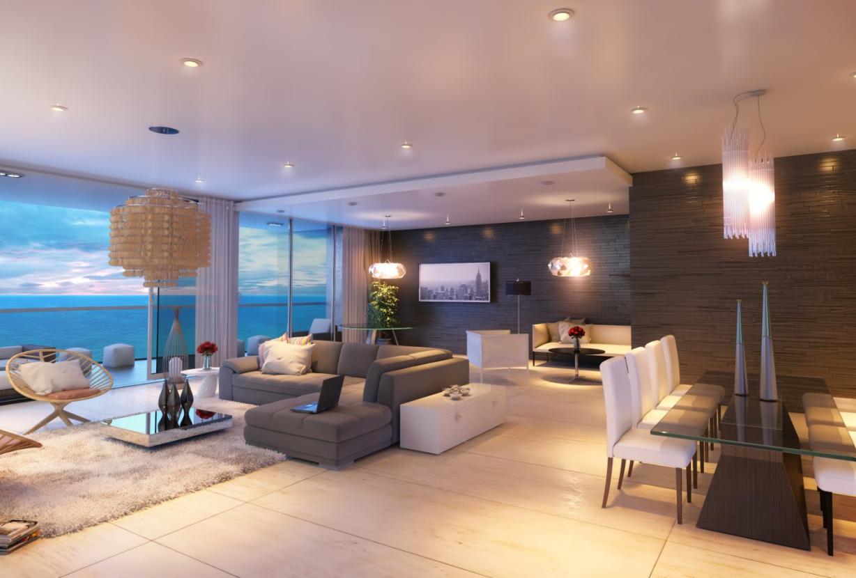 Pan033 - Appartement de luxe de 4 chambres face à la mer