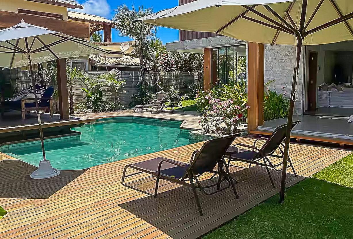 Bah443 - Villa frente al mar en Guarajuba