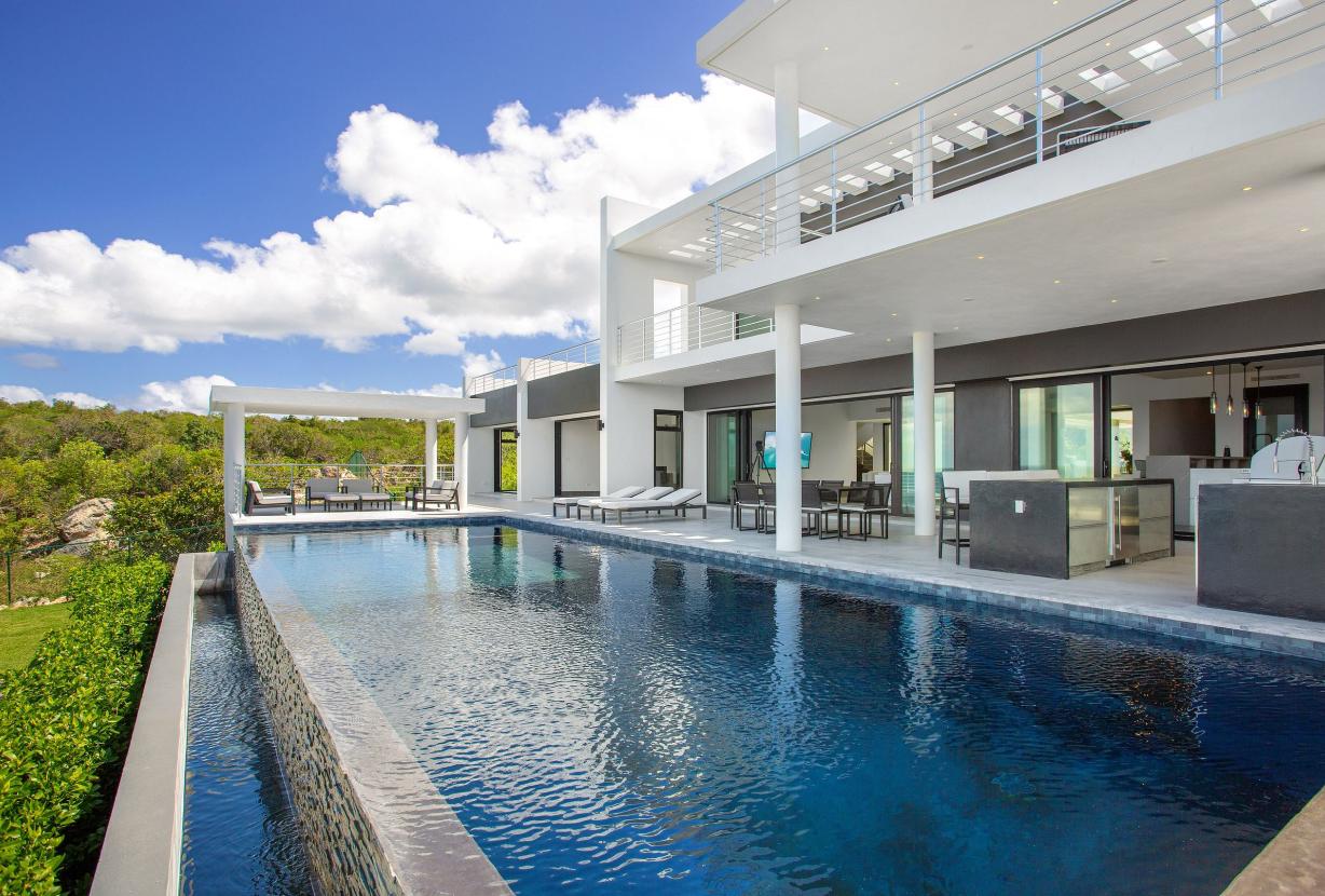 Aia005 – Villa de design avec vue à Black Garden, Anguilla