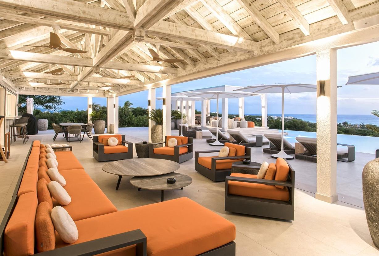 Sxm007 – Stylish sea-view villa with pool in Terres Basses