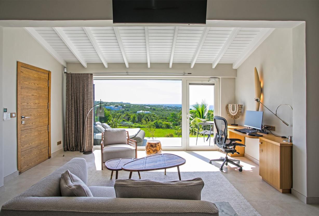 Sxm007 – Stylish sea-view villa with pool in Terres Basses