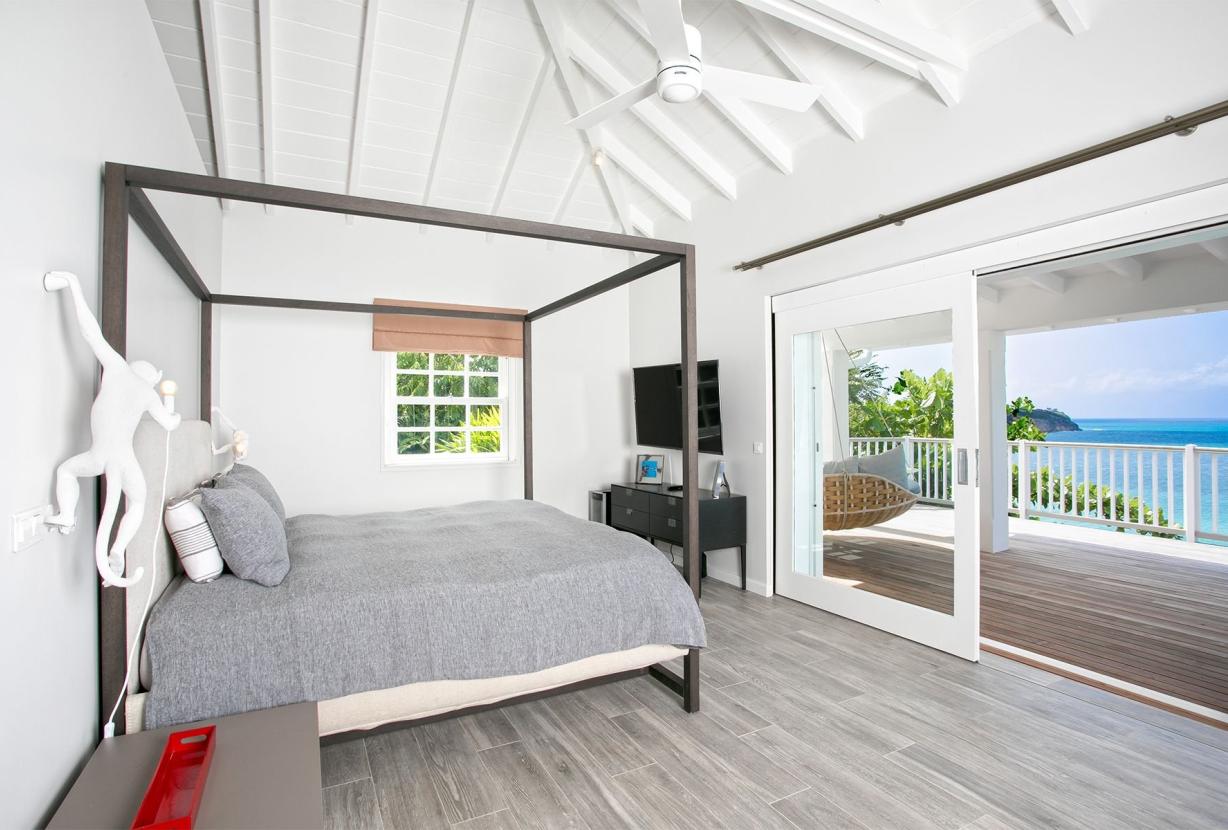 Sxm008 – Oceanview villa with garden in Baie Rouge Beach
