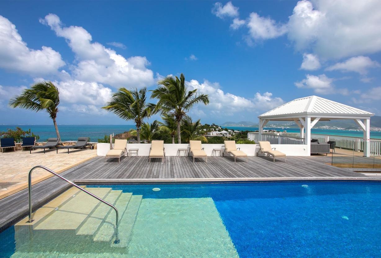 Sxm008 – Oceanview villa with garden in Baie Rouge Beach