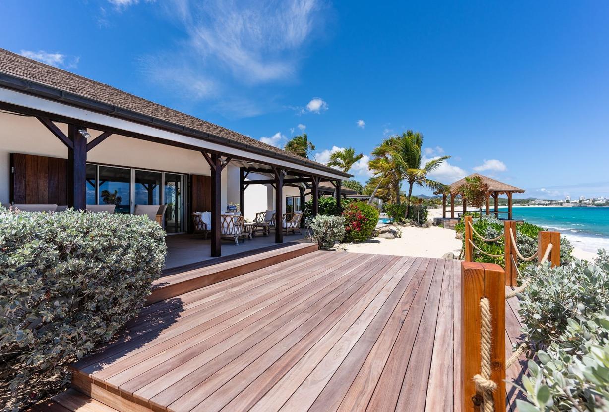 Sxm011 – Agréable villa en bord de mer à Baie Longue Beach