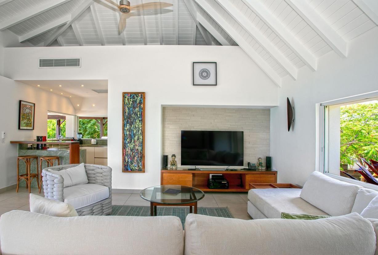 Sxm011 – Agréable villa en bord de mer à Baie Longue Beach