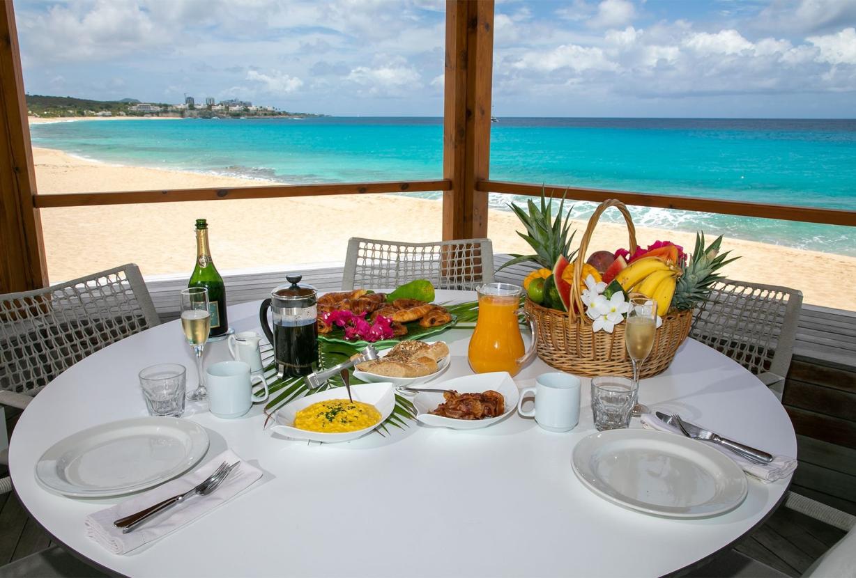 Sxm011 – Agréable villa en bord de mer à Baie Longue Beach
