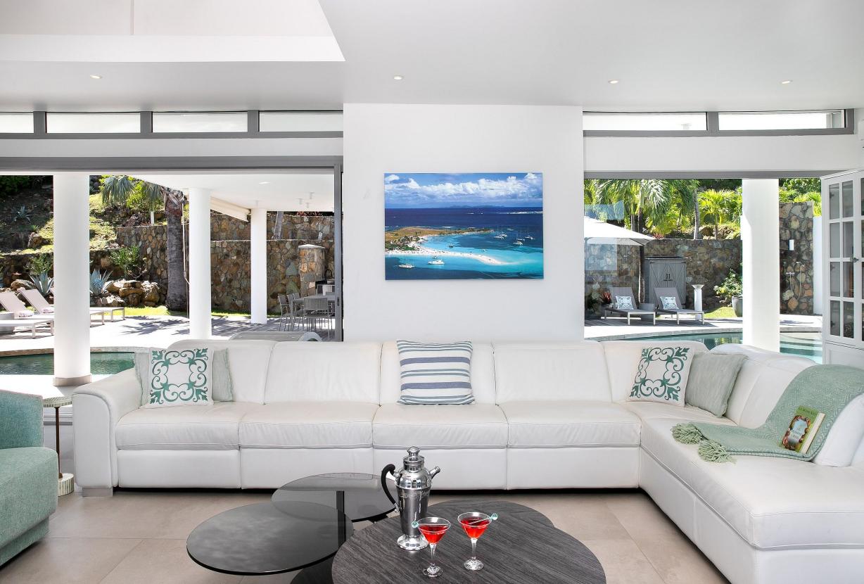 Sxm014 – Villa avec vue panoramique et piscine à Oyster Pond