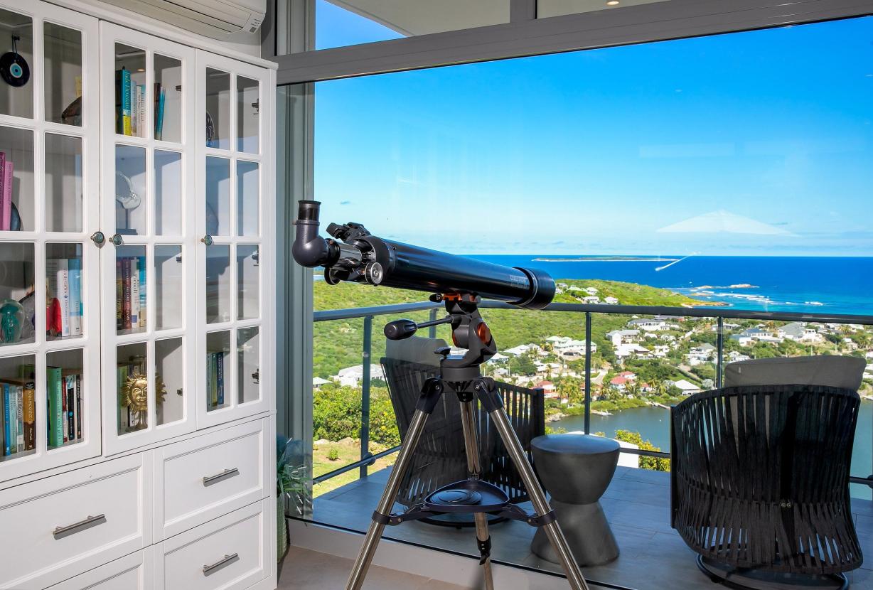 Sxm014 – Villa com vista panorâmica e piscina em Oyster Pond