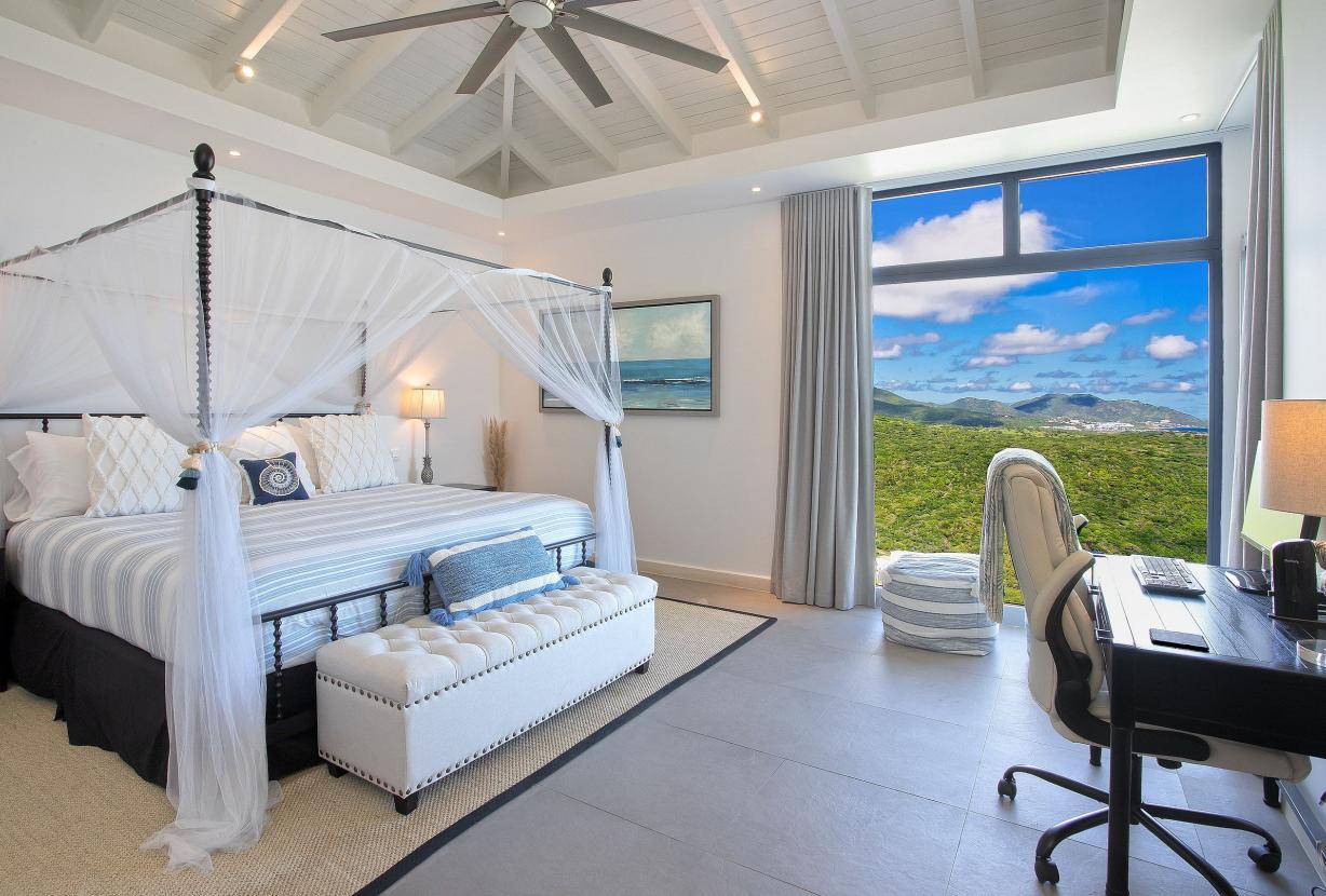 Sxm014 – Villa com vista panorâmica e piscina em Oyster Pond