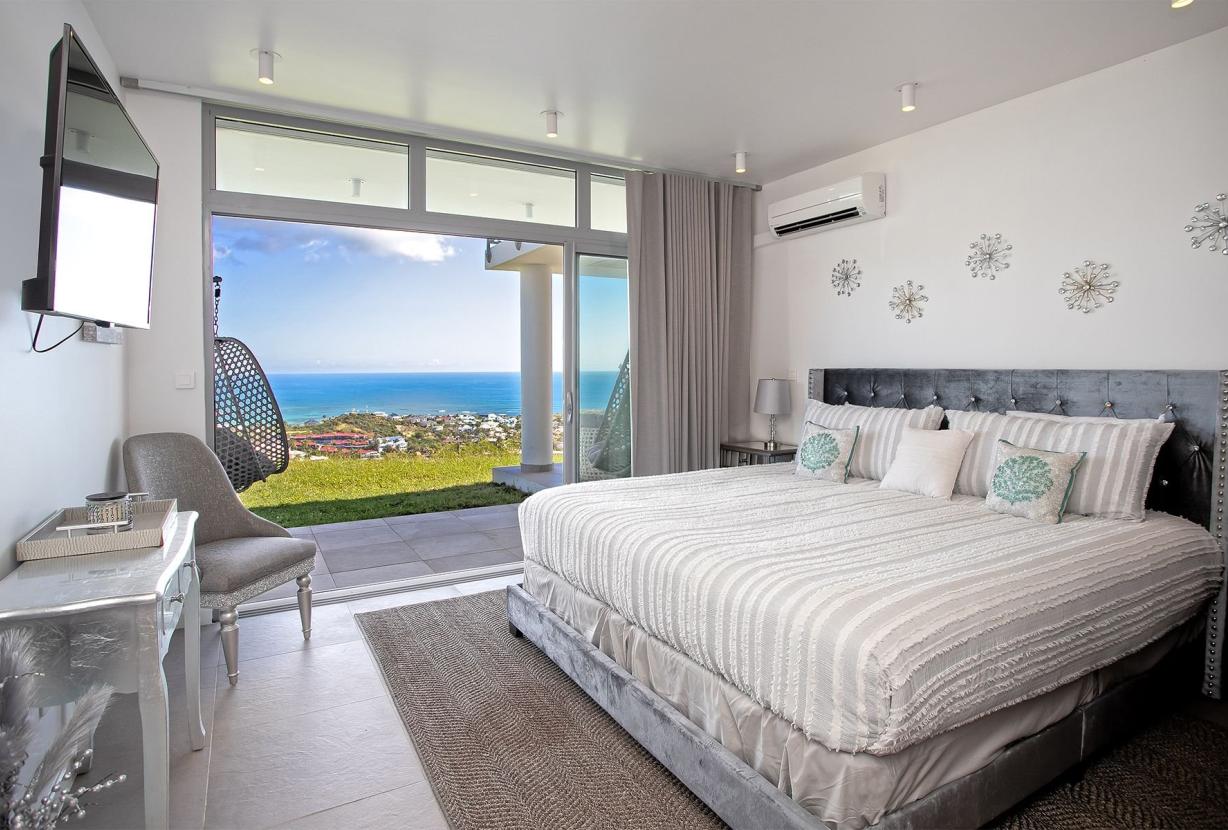 Sxm014 – Villa avec vue panoramique et piscine à Oyster Pond