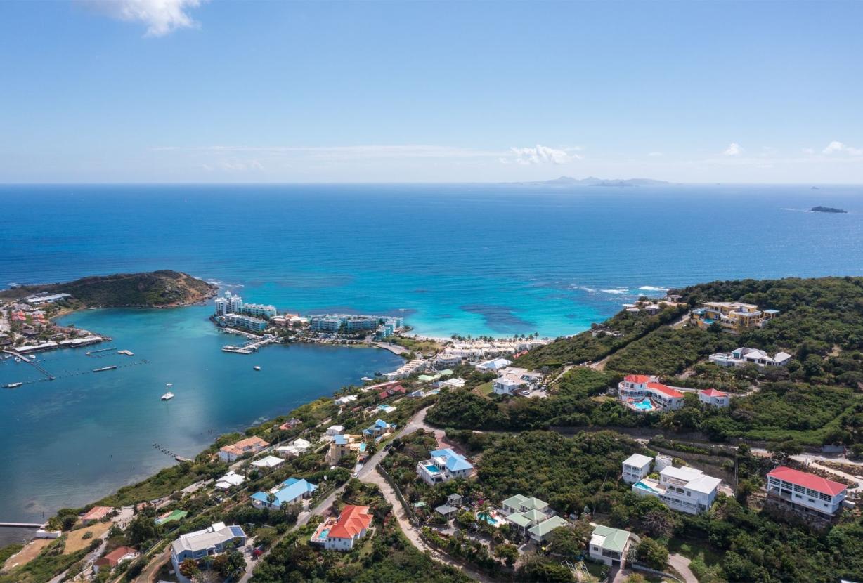 Sxm014 – Villa avec vue panoramique et piscine à Oyster Pond
