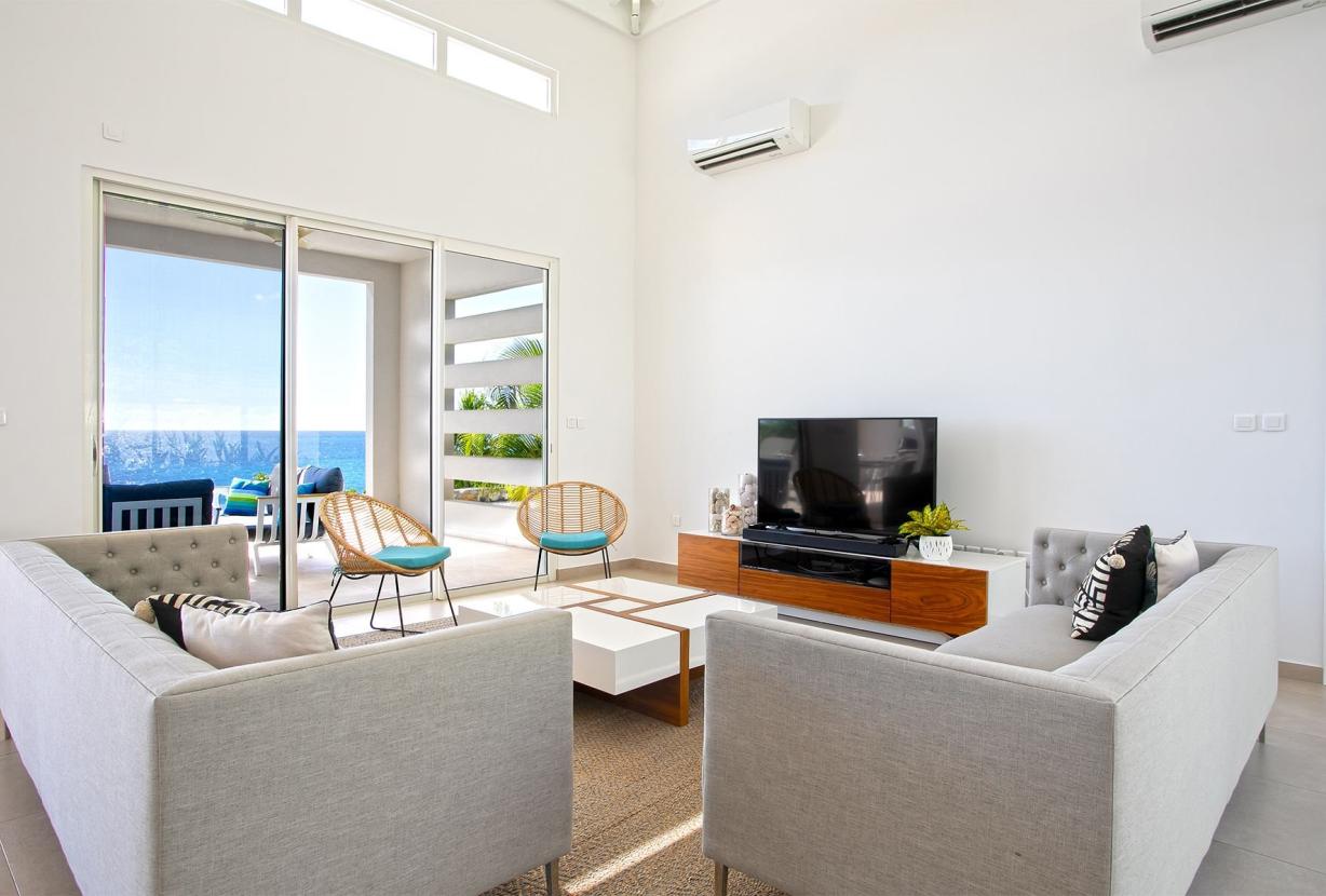 Sxm028 – Villa moderna con vista al mar en Indigo Bay