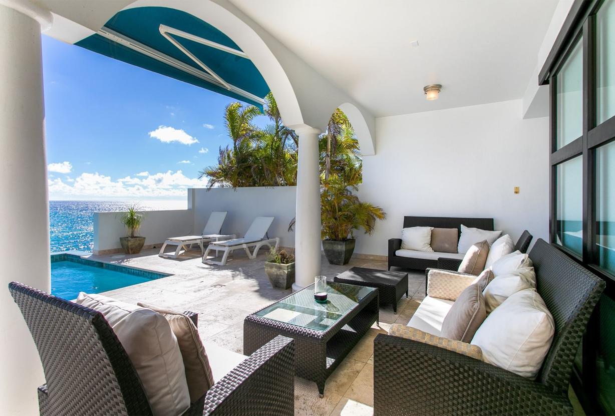 Sxm057 – Villa elegante con piscina en Cupecoy Beach