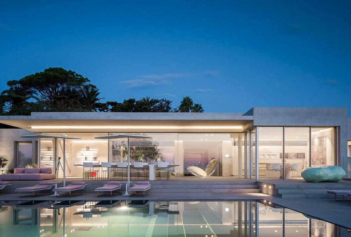 Azu085 - Villa contemporaine à louer à Pampelonne