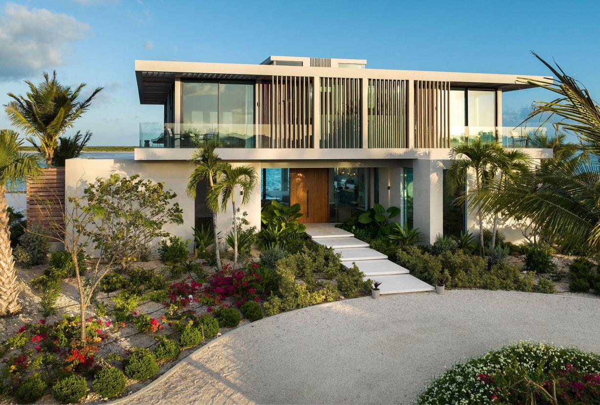 Tci002 – Elegante vila à beira-mar em Grace Bay