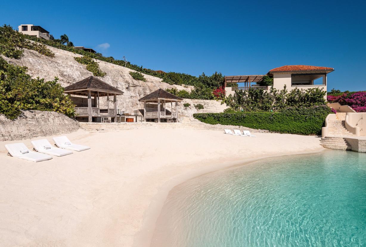 Tci013 – Villa de lujo con playa privada en Turtle Tail