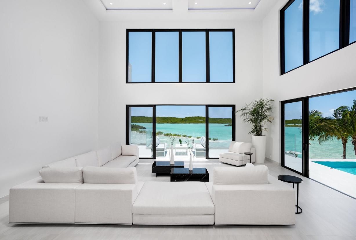 Tci017 – Villa encantadora à beira-mar em Chalk Sound