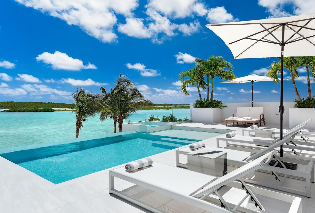 Tci017 – Villa encantadora à beira-mar em Chalk Sound