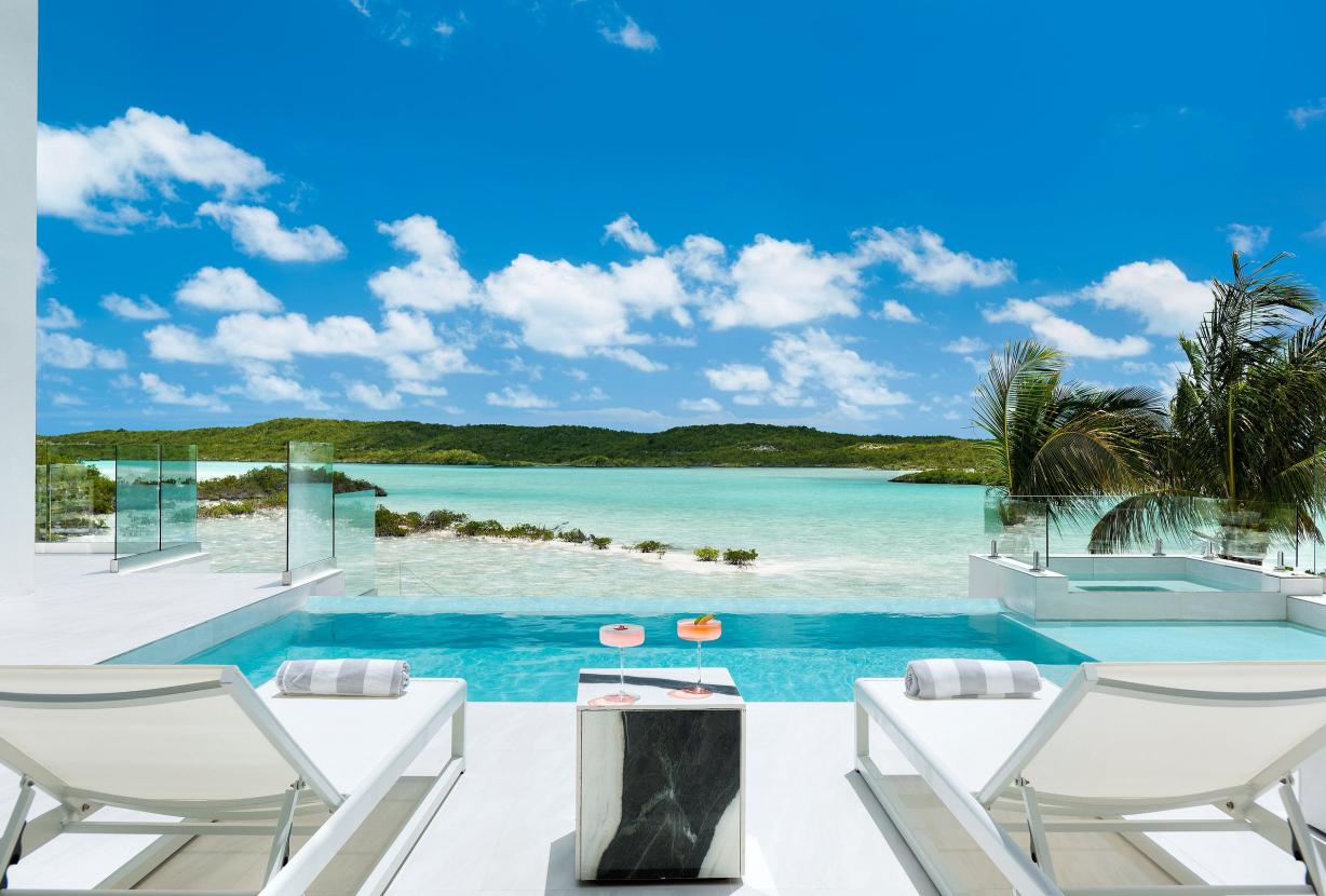 Tci017 – Villa encantadora à beira-mar em Chalk Sound