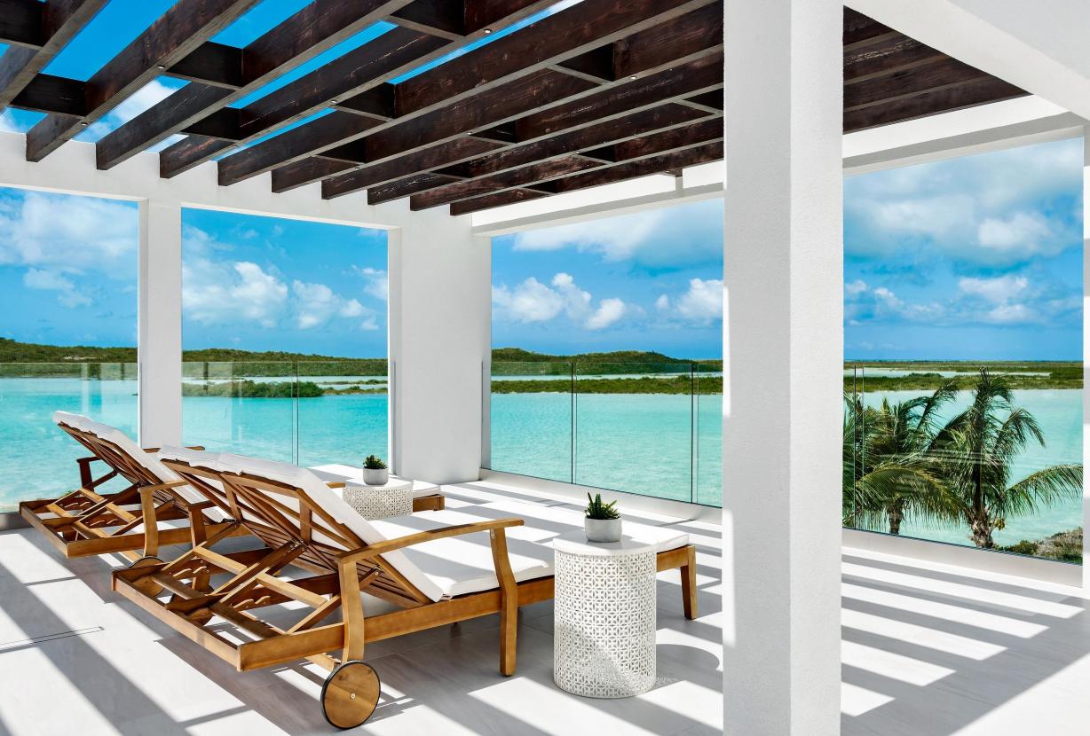 Tci017 – Villa encantadora à beira-mar em Chalk Sound