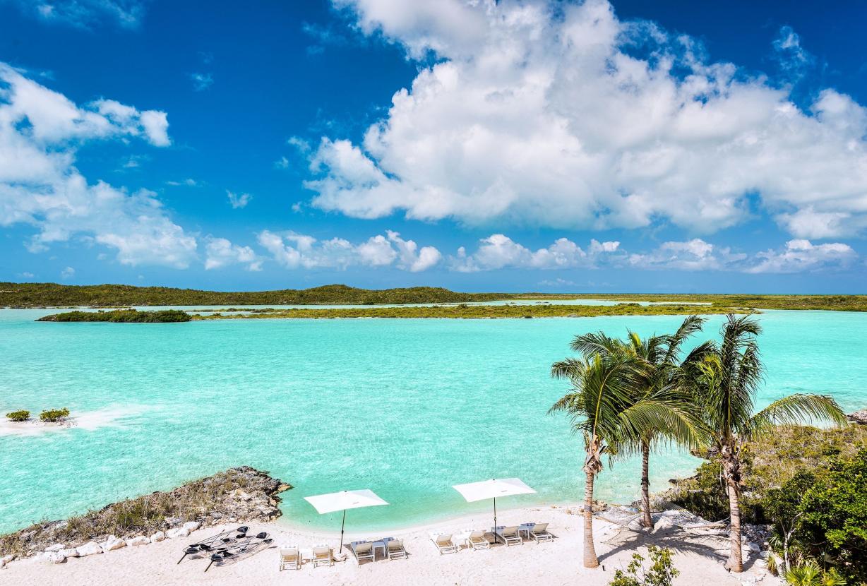 Tci017 – Villa encantadora à beira-mar em Chalk Sound