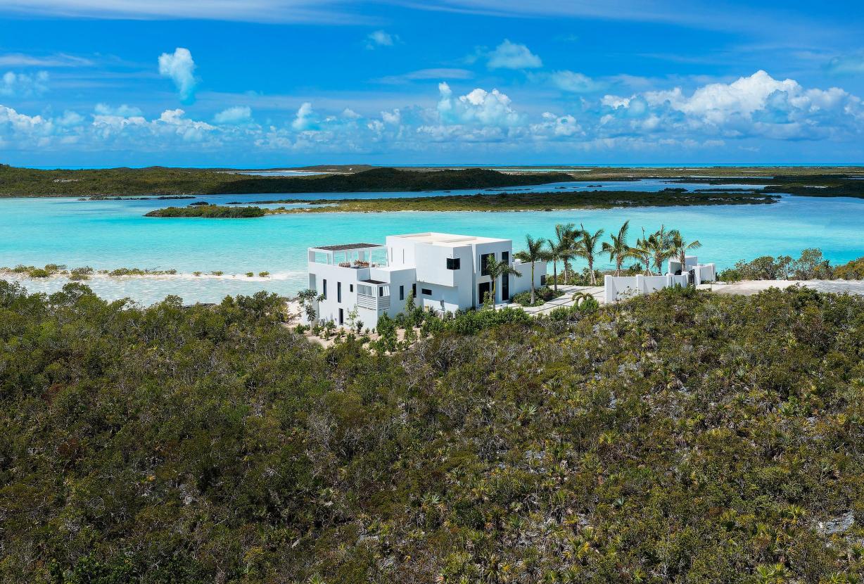 Tci017 – Villa encantadora à beira-mar em Chalk Sound