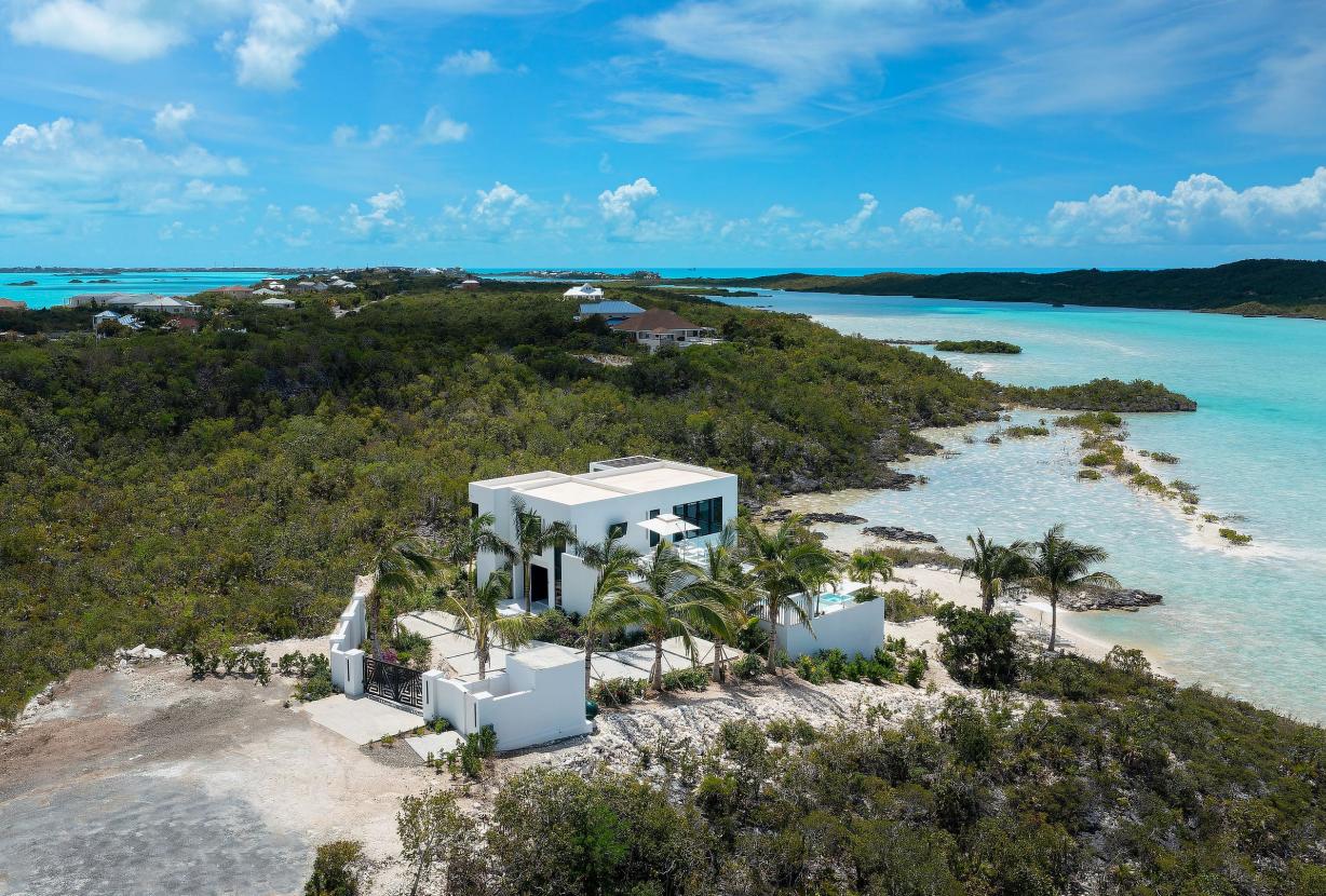 Tci017 – Villa encantadora à beira-mar em Chalk Sound