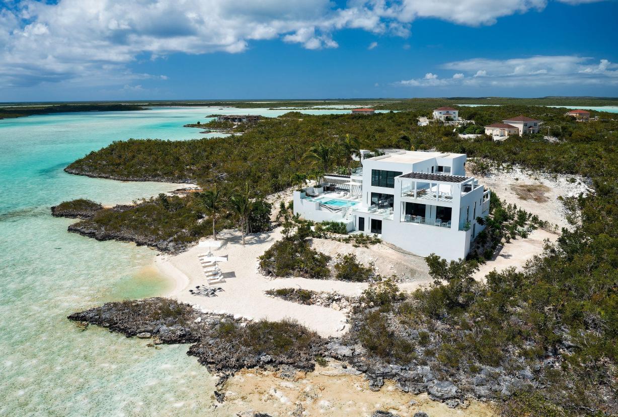 Tci017 – Villa encantadora à beira-mar em Chalk Sound