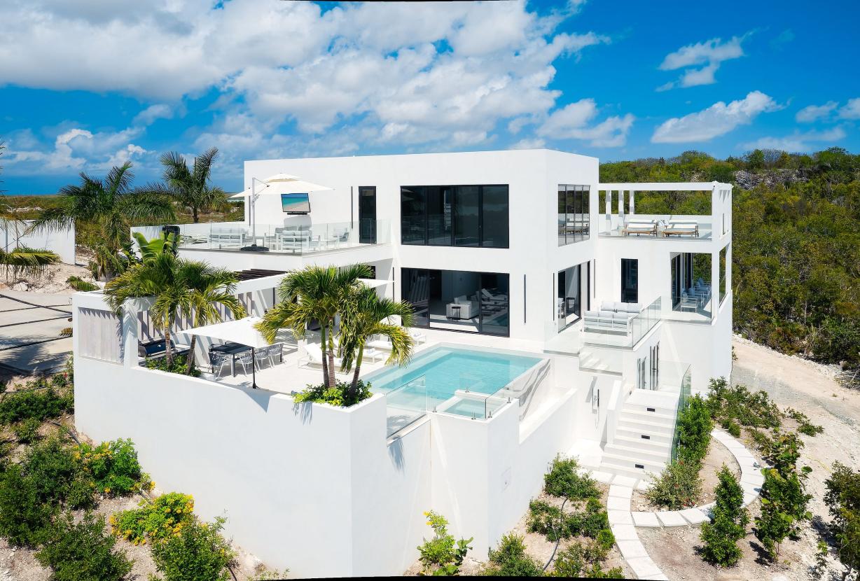 Tci017 – Villa encantadora à beira-mar em Chalk Sound