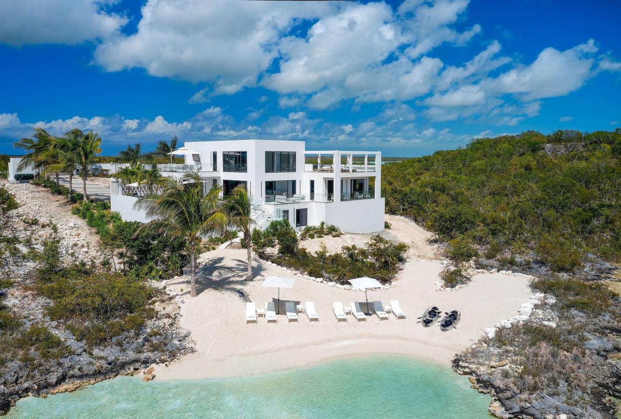 Tci017 – Villa encantadora à beira-mar em Chalk Sound