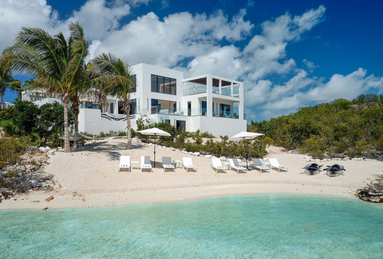 Tci017 – Villa encantadora à beira-mar em Chalk Sound