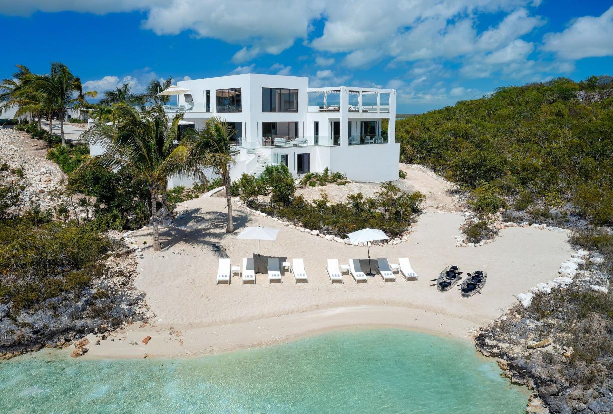 Tci017 – Villa encantadora à beira-mar em Chalk Sound