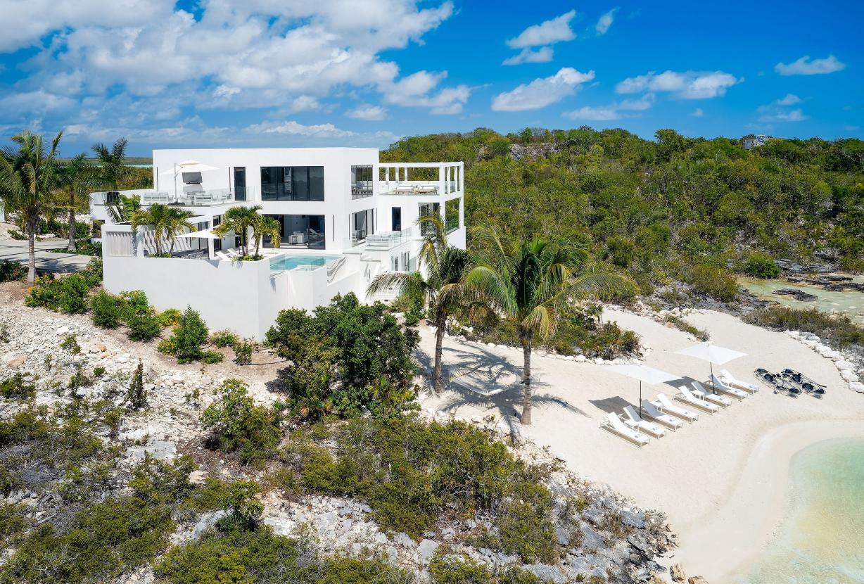 Tci017 – Villa encantadora à beira-mar em Chalk Sound